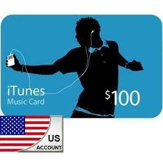Apple iTunes Gift Card $100 - U.S. Account