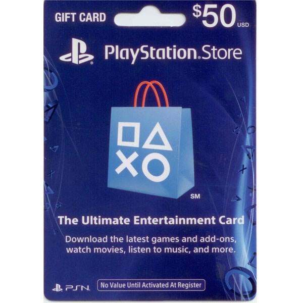 SONY Playstation Network Card 50$ (Online Game Card) - PSN US Account