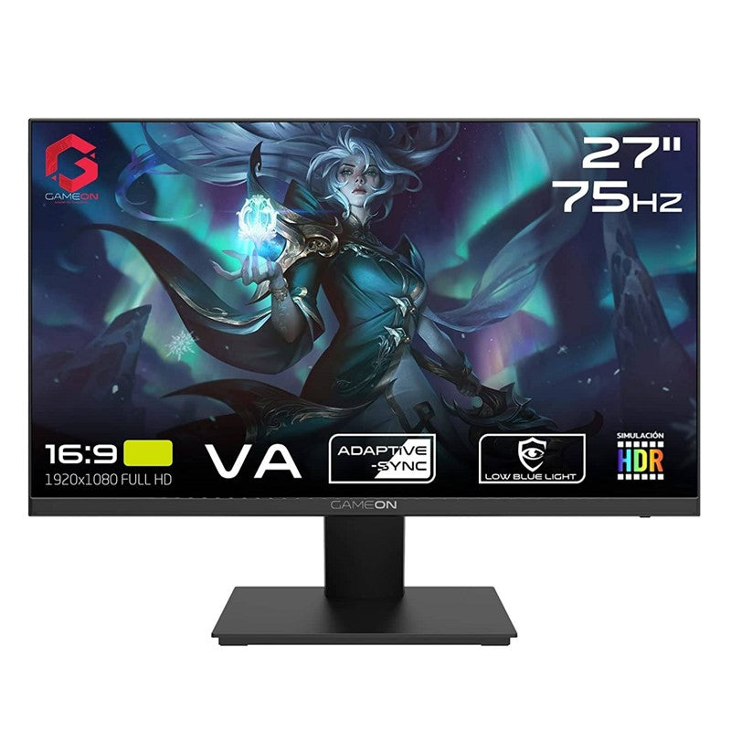 GAMEON GOVE127FHD165 27 FHD, 165Hz, 1ms Flat IPS Gaming Monitor With  G-Sync & FreeSync (HDMI 2.1 Console Compatible) - Black | GOVE127FHD165IPS