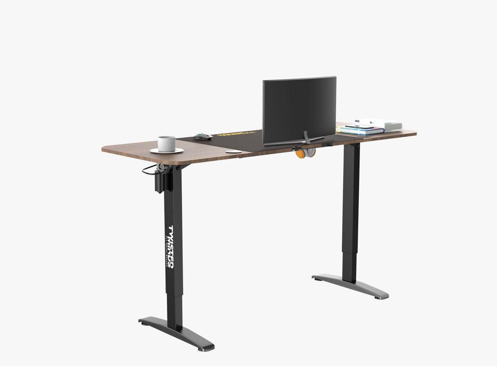Twisted Minds T Shaped Electric-Height Adjustable Left Gaming Desk