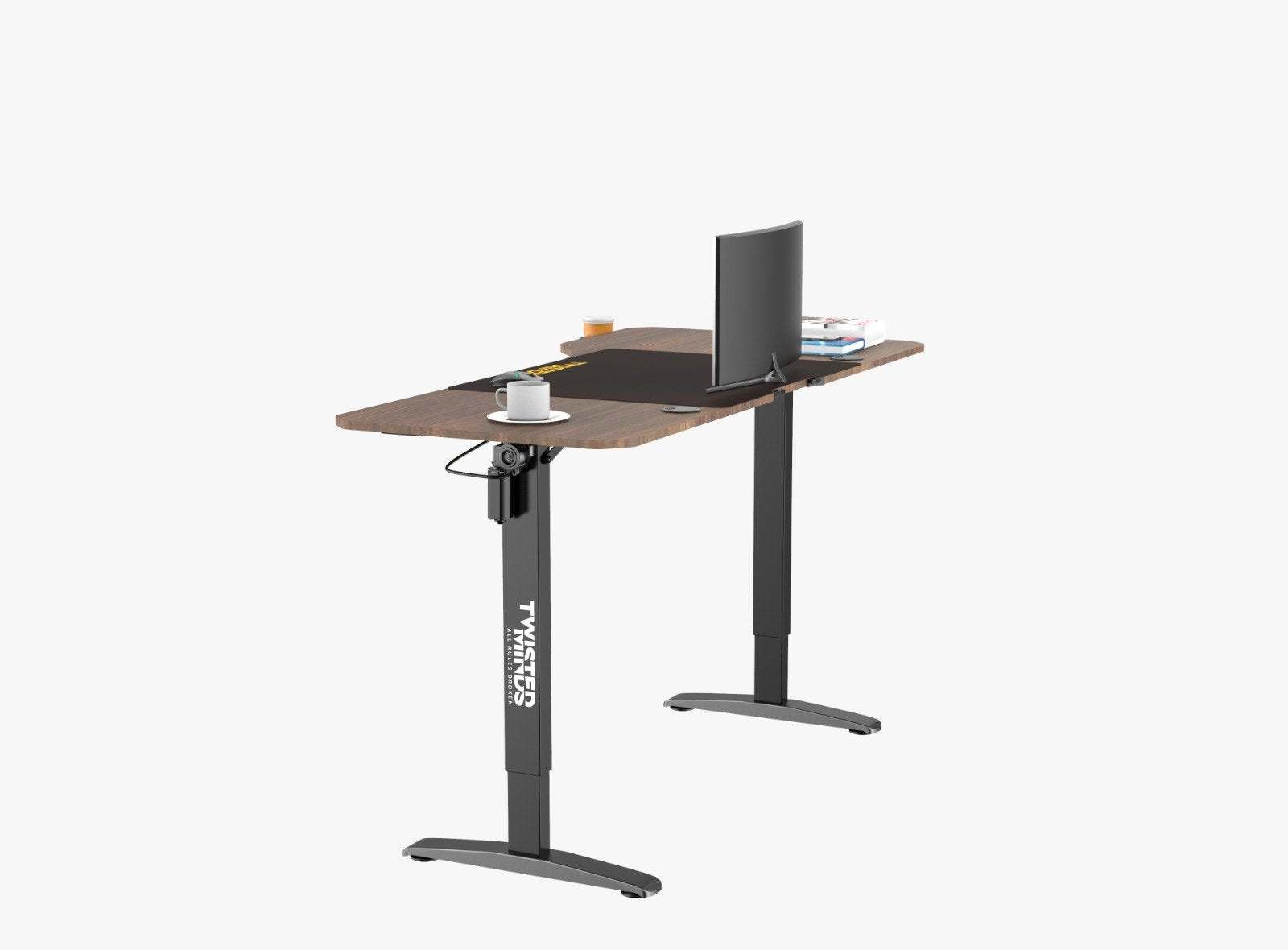 Twisted Minds T Shaped Electric-Height Adjustable Left Gaming Desk