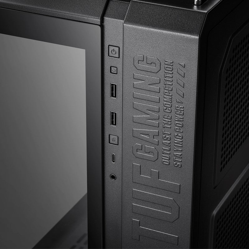 Asus TUF GAMING GT502 Tempered Glass ATX Mid Tower Gaming Case - Black