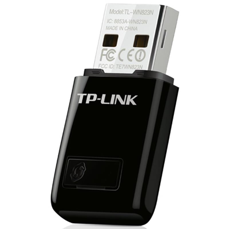 TP-Link Mini Wireless N USB Adapter, Mini-Sized Design, Easily Setup, 300 Mbps