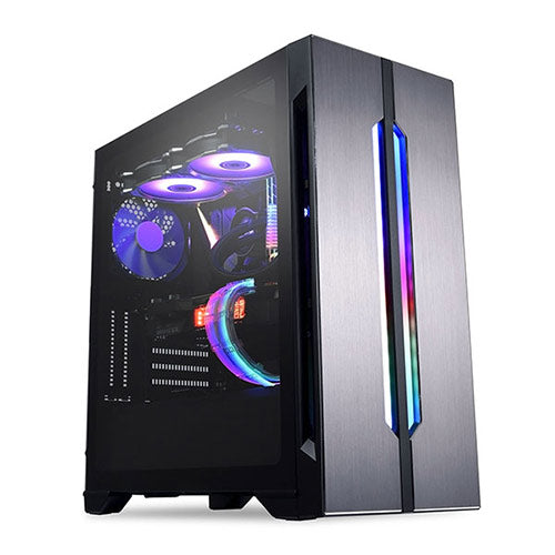 Lian Li LANCOOL ONE Digital SECC/Tempered Glass Gaming Case, Black