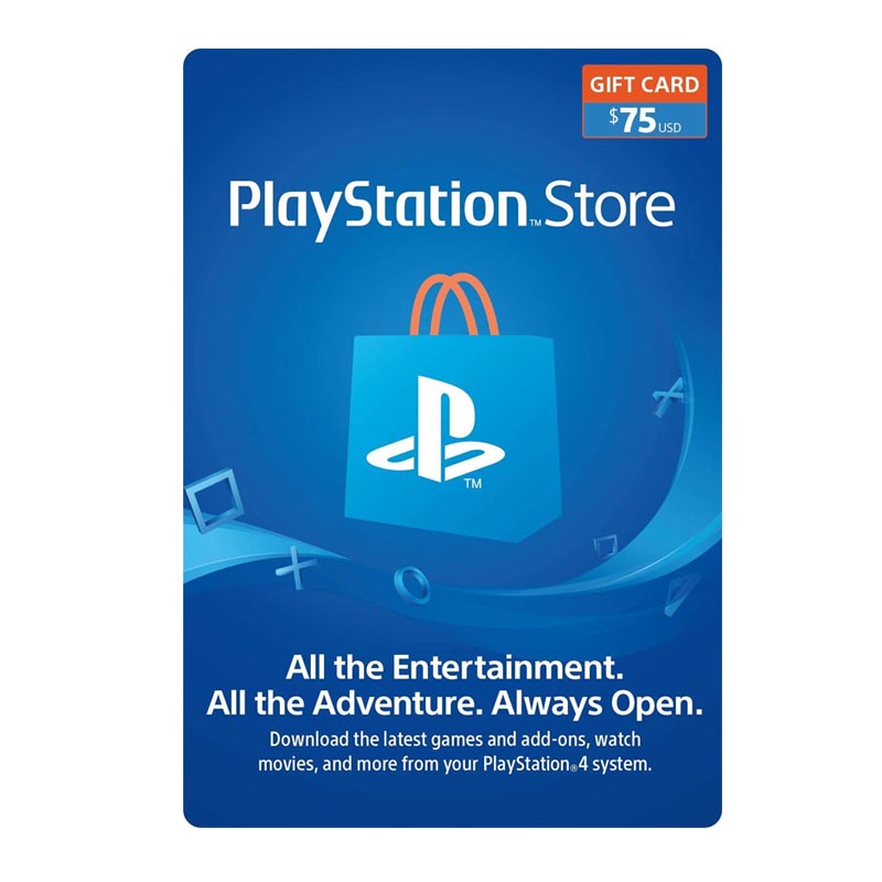Sony $75 PlayStation Store Gift Card - USA