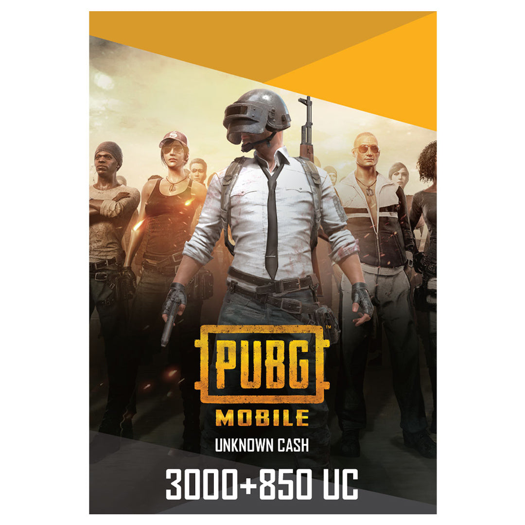 PUBG Pins 3000 + 850 UC Gift Card