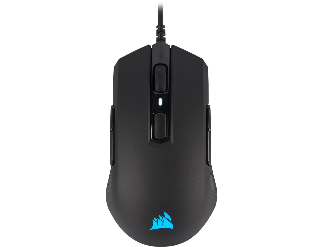 Corsair M55 RGB PRO, Optical, 12000DPI Ambidextrous Multi-Grip Gaming Mouse - Black