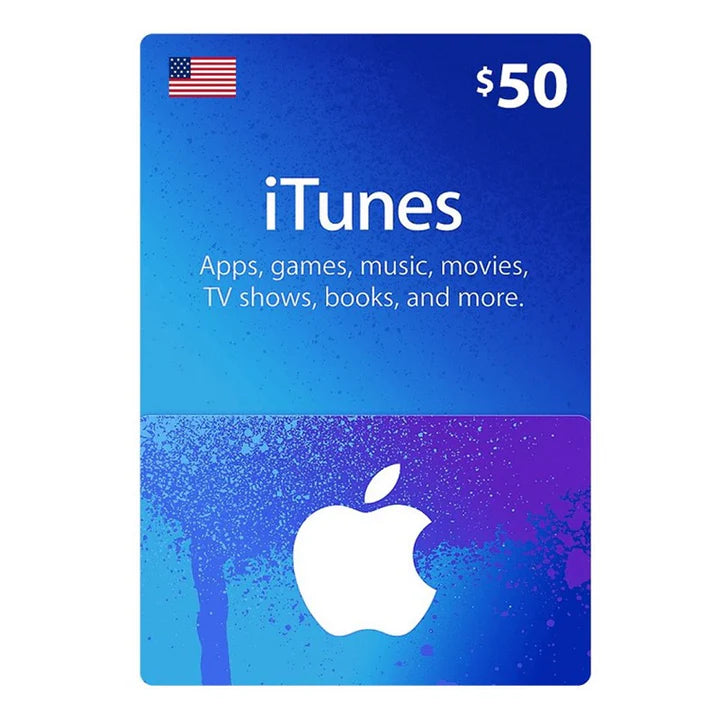 Apple iTunes Gift Card $50 - U.S. Account