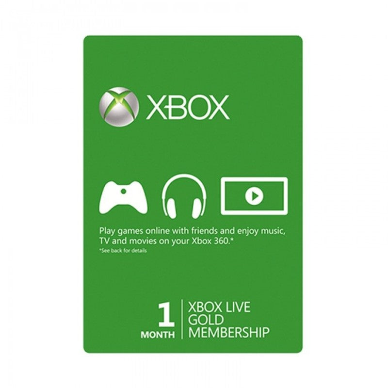 Xbox Live 1-Month Gold Membership Card ( USA Account)