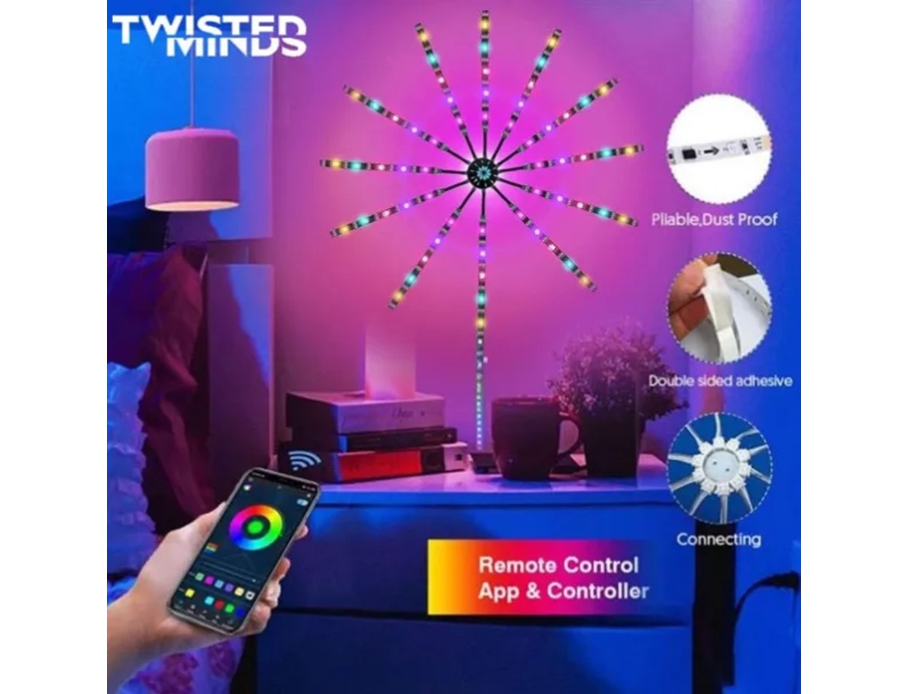 Twisted Minds Firework RGB LED Strip
