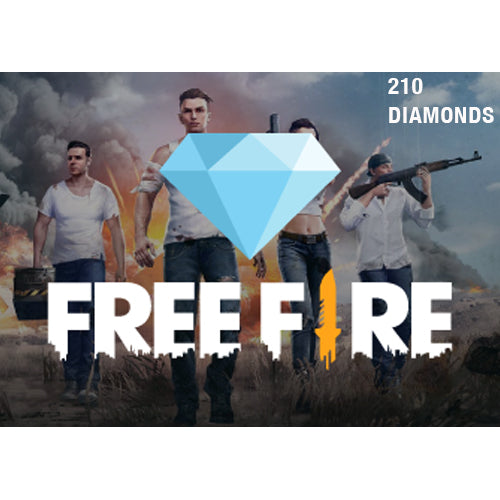 Free Fire Diamond Pins 210 + 21 (US)