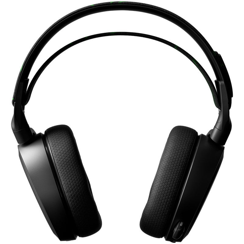 ستيل سيريس أركتيس نوفا 7 اكس ,سماعة الألعاب اللاسلكية للكمبيوتر الشخصي وبلاي ستيشن وإكس بوكس، دونجل USB-C، أسود