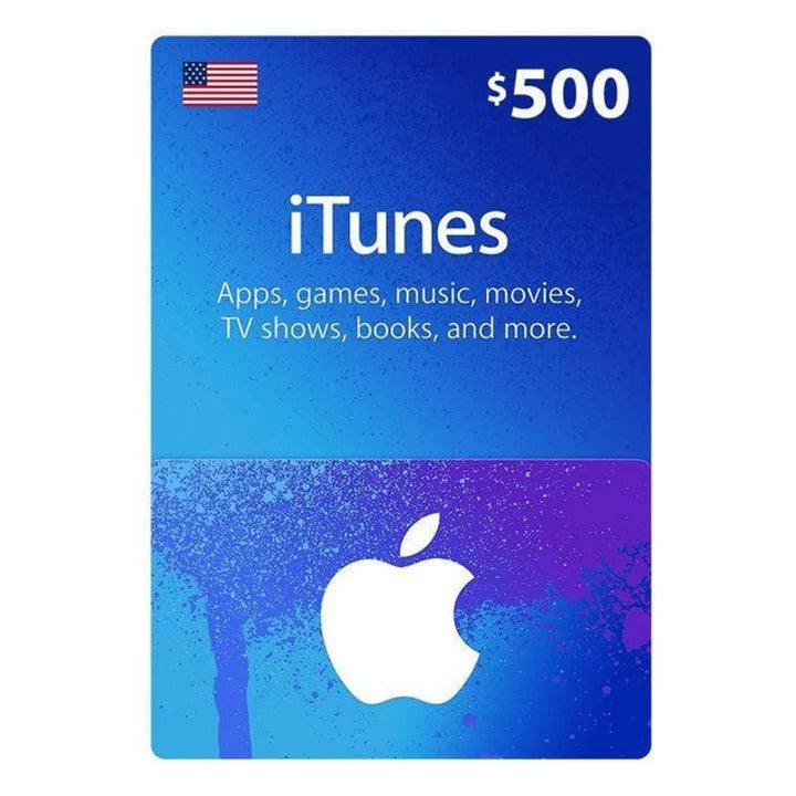 Apple iTunes Gift Card $500 - U.S. Account