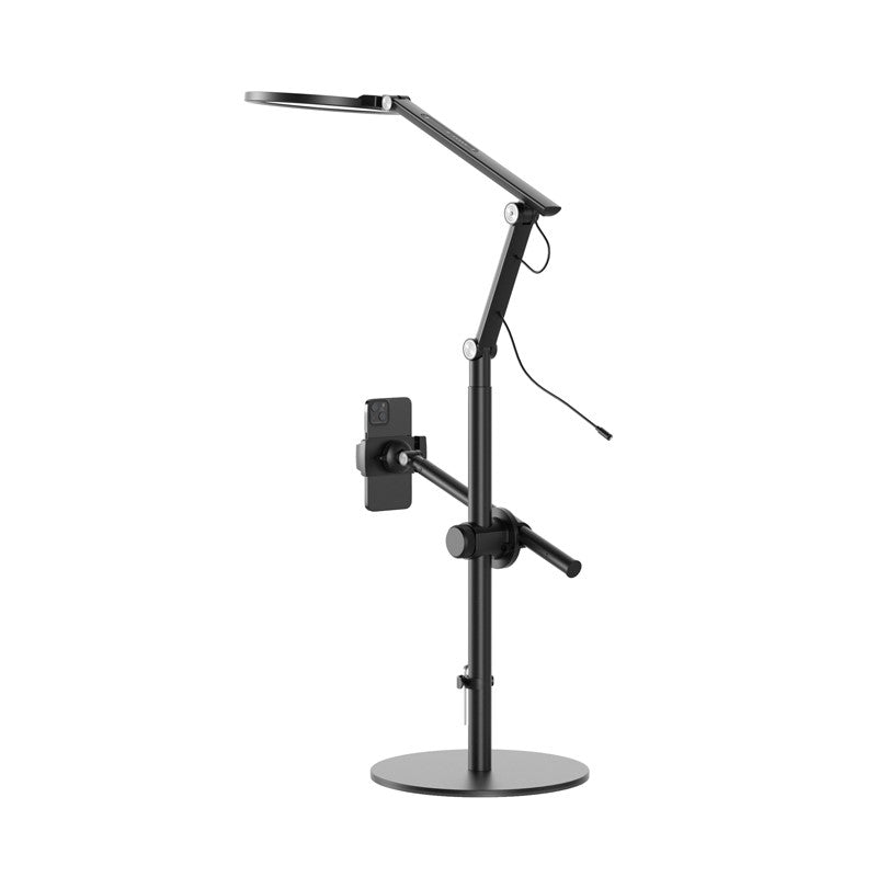 UPERGO LT-1DS Selfie Light Live Stand With Phone & Tablet Holder - Black