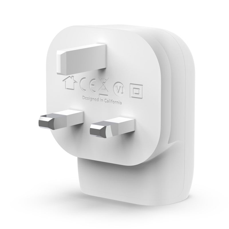 Belkin - PPS Wall Charger - PD 30W - USB-C, White