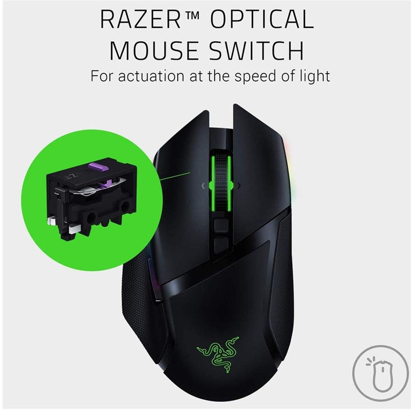 Razer Basilisk Ultimate Hyperspeed Wireless Gaming Mouse, Black
