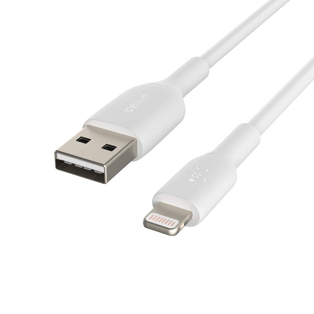 Belkin Boost Charge 2M Lightning To USB-A Cable - White