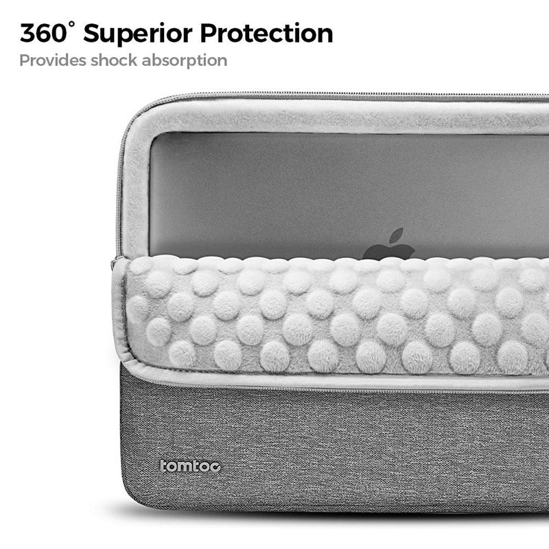 Tomtoc Versatile A13 360 Protective Laptop Sleeve - Grey