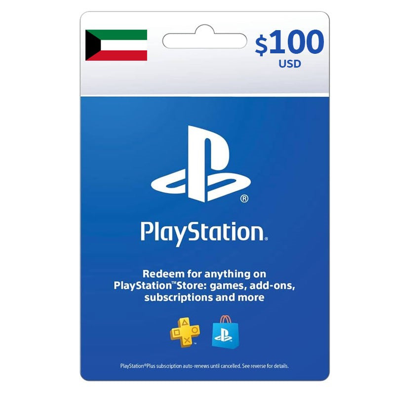Sony PlayStation Network Card 100$ - Kuwait