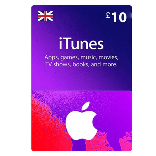 Apple iTunes Gift Card £10 - UK Account