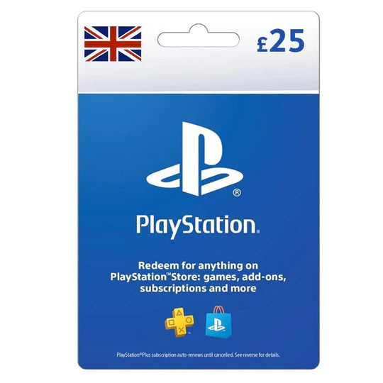 SONY Playstation Card (£25) - PSN UK Account