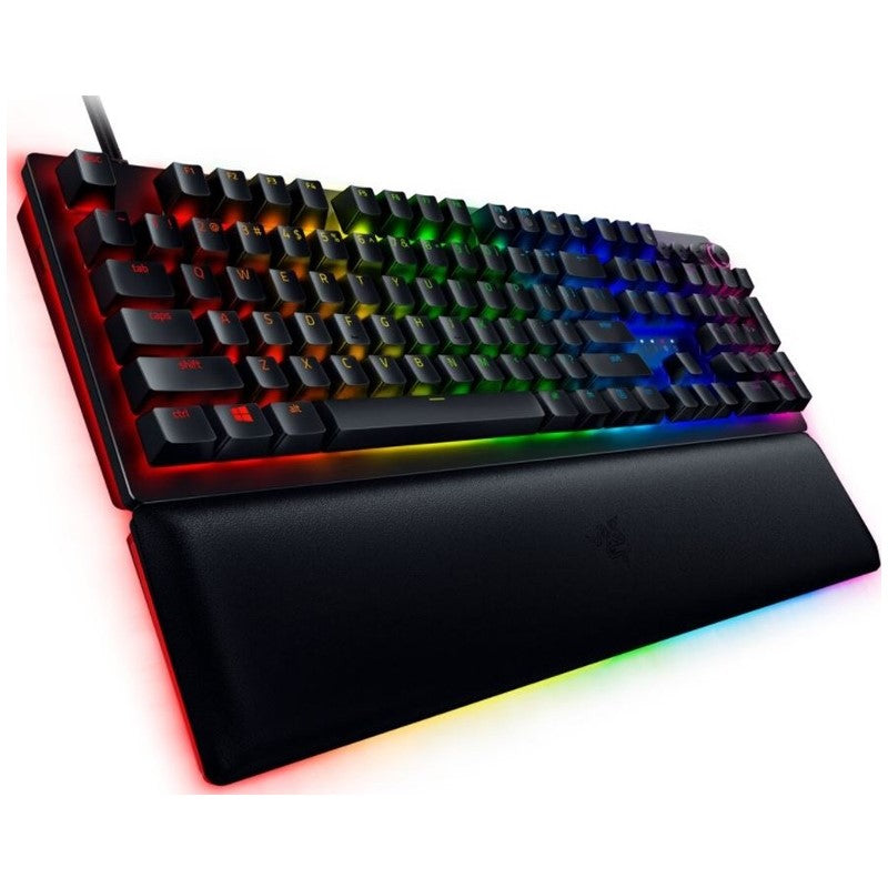 Razer Huntsman V2 Analog RGB Wired Gaming Keyboard with Analog Optical Switches (Red) Black - (US Layout)