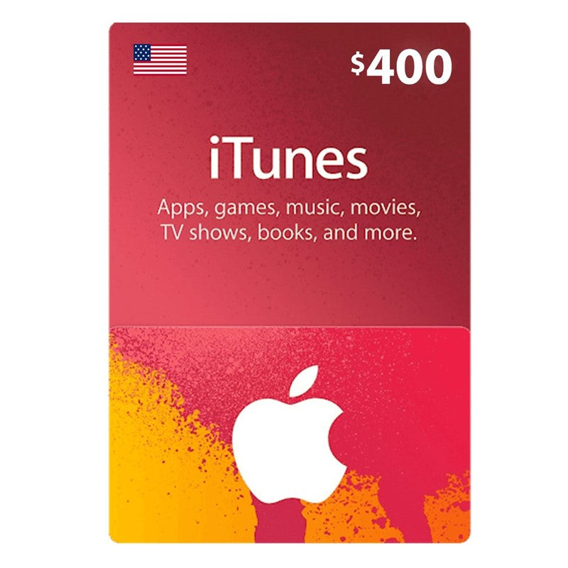 Apple iTunes Gift Card 400$ - U.S. Account
