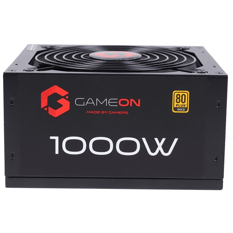 GAMEON - SPY2 ATX 1000 WATTS 80 PLUS Gold Value Gaming Power Supply - Black