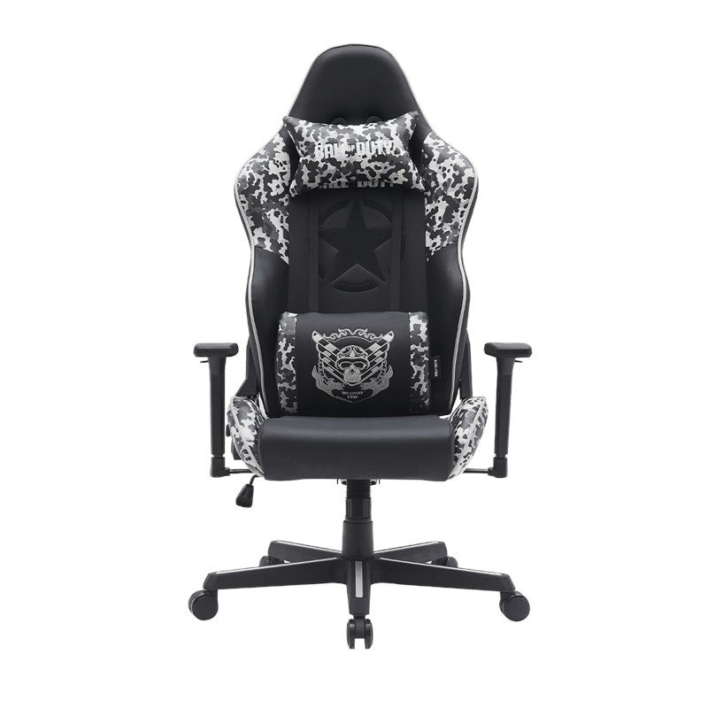 Call Of Duty (COD) x GAMEON Licensed Gaming Chair With Adjustable 3D Armrest & Metal Base - Grey/Black