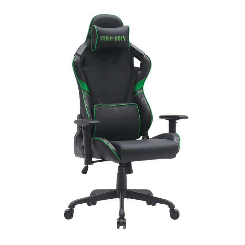 Call Of Duty (COD) x GAMEON Licensed Gaming Chair With Adjustable 2D Armrest & Metal Base - Green/Black