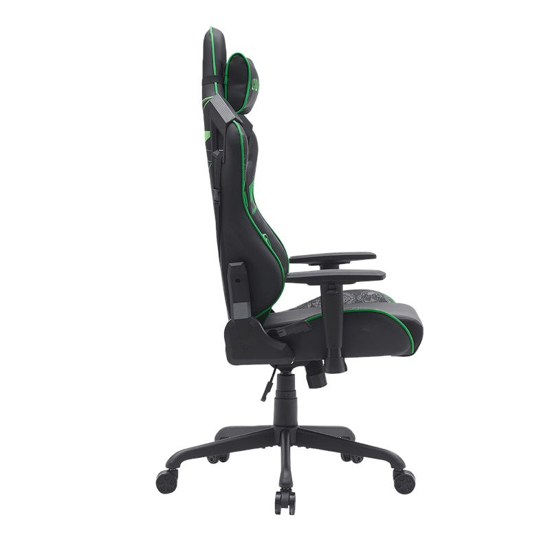 Call Of Duty (COD) x GAMEON Licensed Gaming Chair With Adjustable 2D Armrest & Metal Base - Green/Black