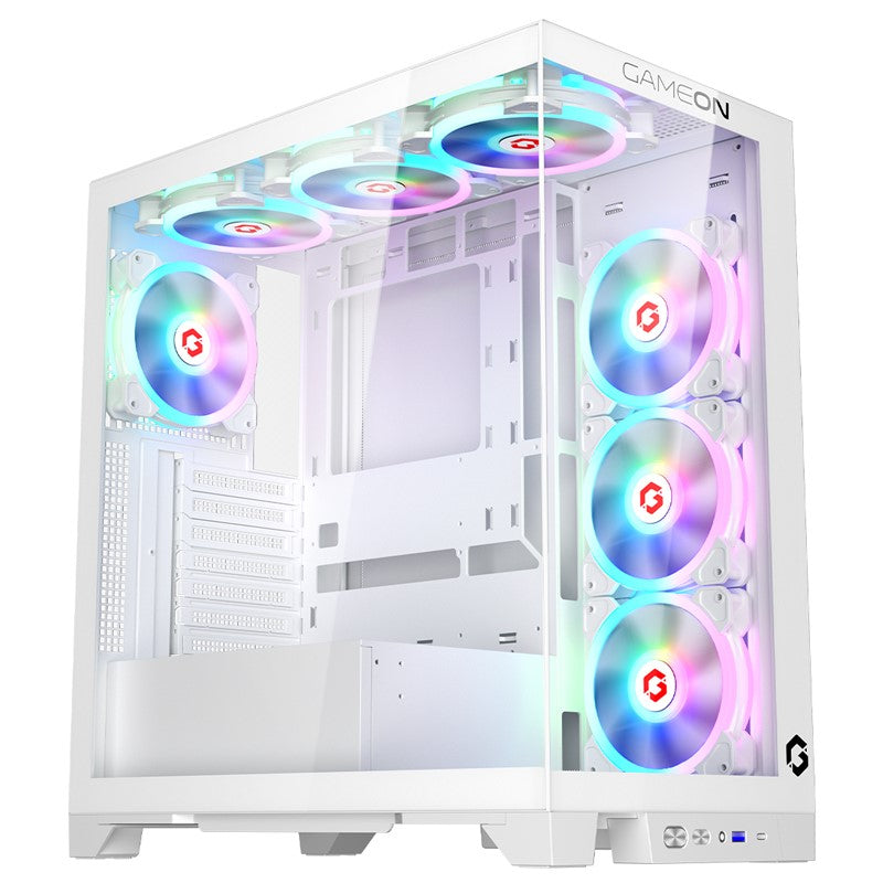 غيم أون صندوق حاسوب لأجهزة ألعاب الفيديو ميد تاور من سلسلة إيمبيرور أركتيك آي في - أبيض