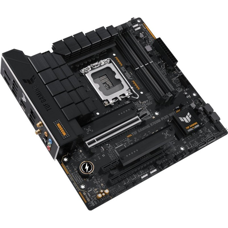 Asus TUF GAMING B760M-PLUS WIFI mATX Gaming Motherboard - Black