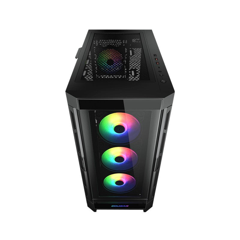 Cougar Duoface Pro RGB E-ATX Mid Tower Gaming Case - Black