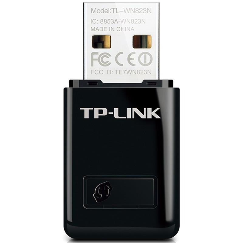 TP-Link Mini Wireless N USB Adapter, Mini-Sized Design, Easily Setup, 300 Mbps