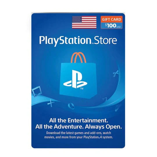 SONY Playstation Network Card US 100$  - PSN US Account