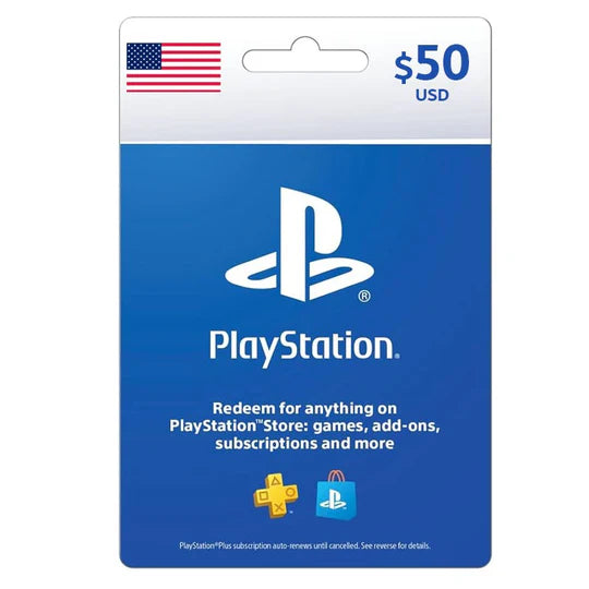 SONY Playstation Network Card 50$ - PSN US Account