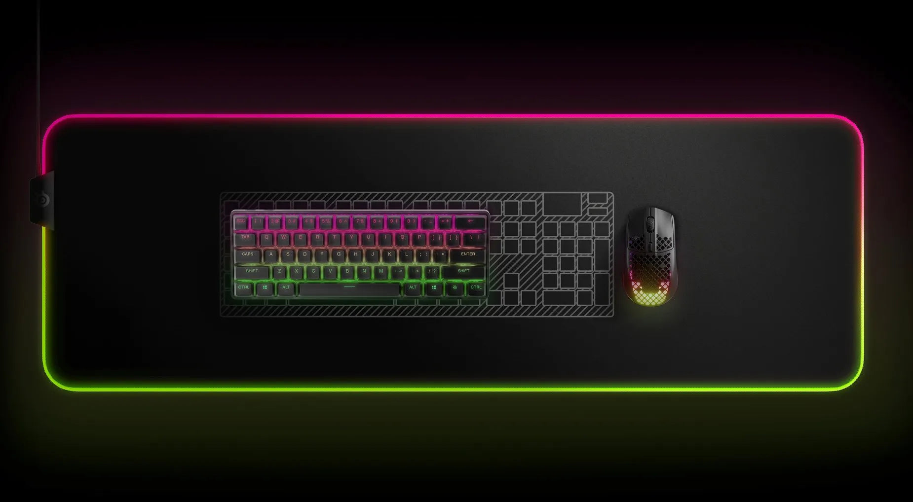 Steel Series APEX PRO MINI RGB Wireless Mechanical Gaming Keyboard - Black
