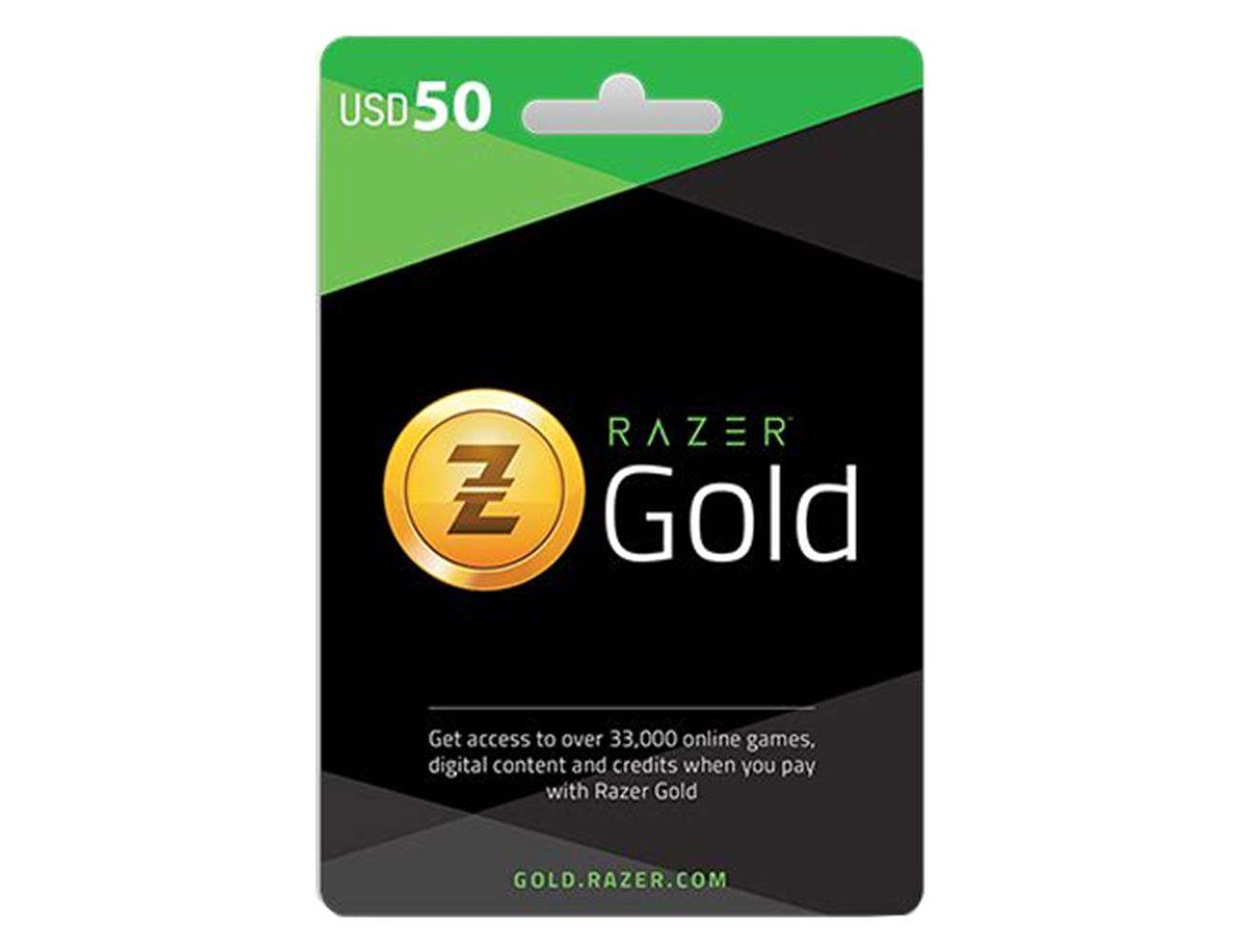 Razer Gold Gift Card $50 (US)