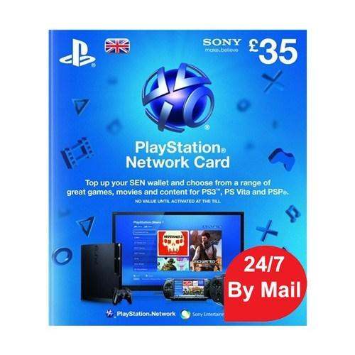 SONY Playstation Network Card £35 - PSN UK Account - BlinkQA