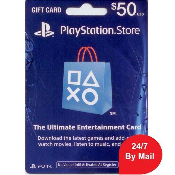 SONY Playstation Network Card 50$ - US Account - Delivery by Email - BlinkQA