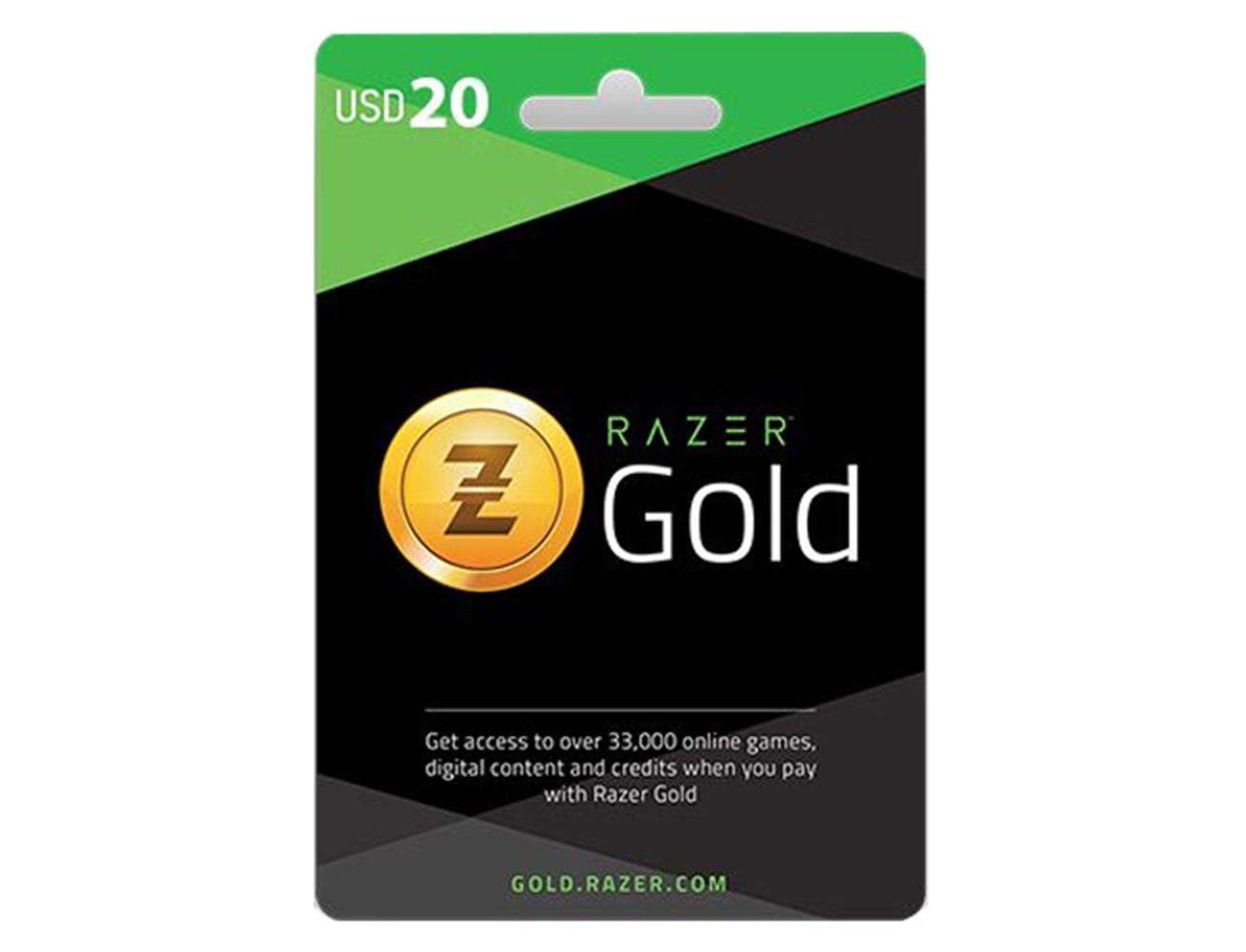 Razer Gold Gift Card $20 (US)