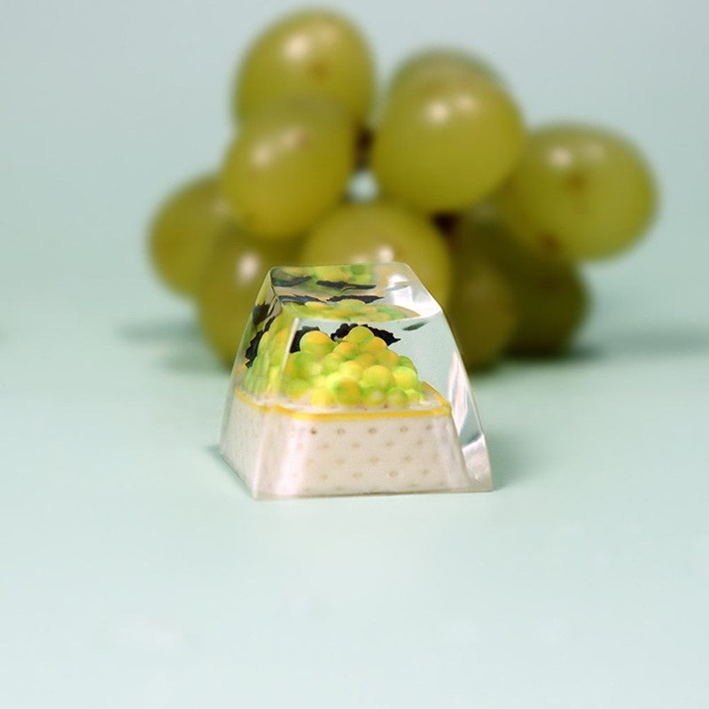 Vergo Customized SA R1 Profile Resin Raisins Keycap For Mechanical Keyboard - Yellow