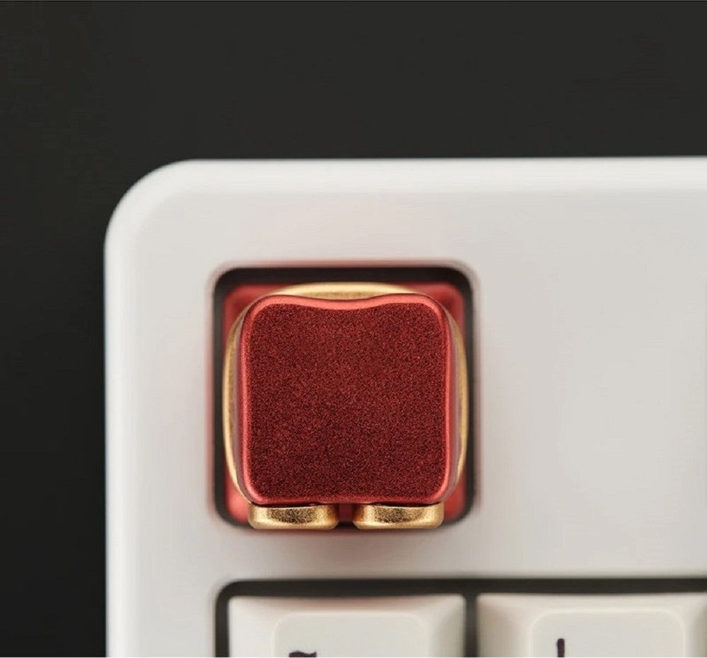 زوموبلس مفاتيح واستنساخات Cherry MX هوكونج ثلاثية الأبعاد مخصصة، غطاء مفاتيح معدني بموضوع اللعبة والفيلم مع نقش CNC (حجم 1u) -أحمر