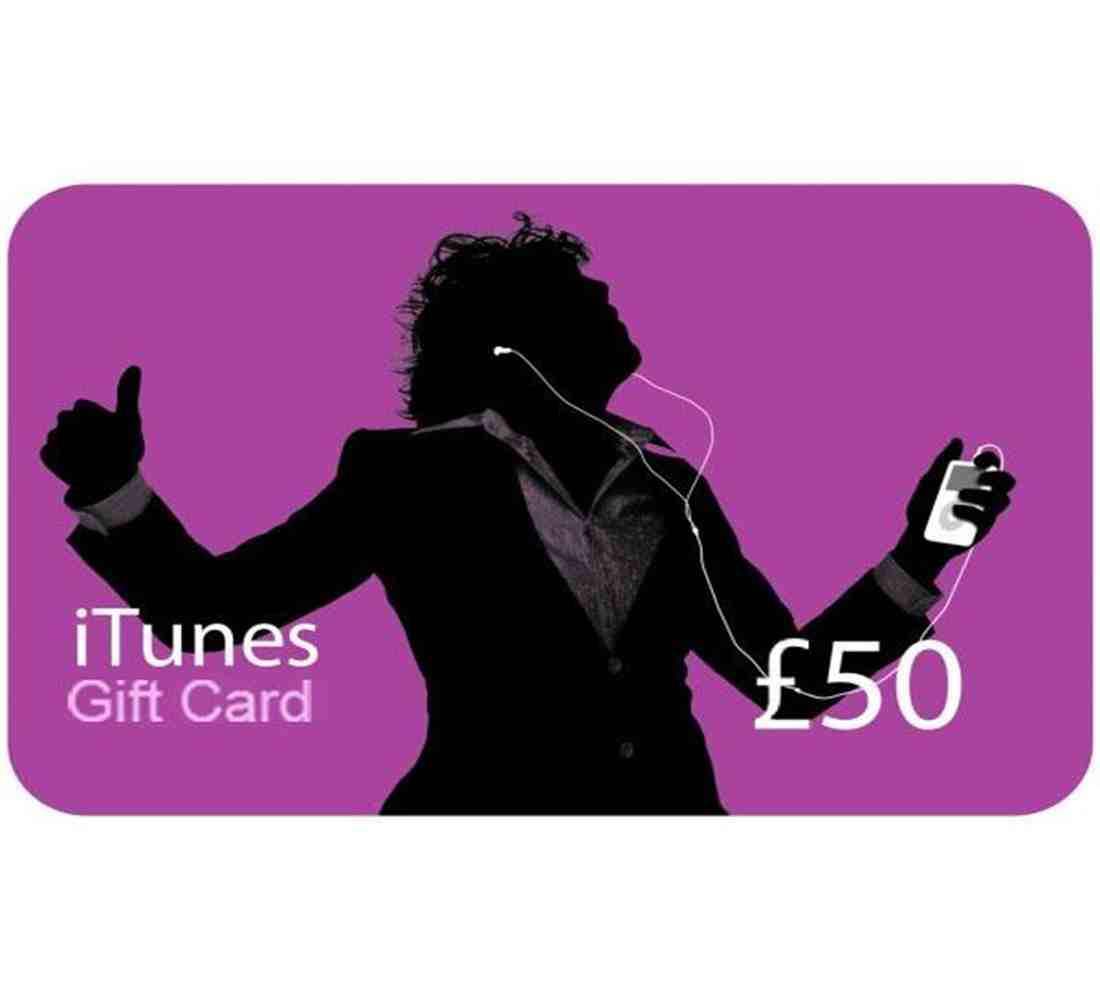 iTunes Gift Crad £50 UK - Delivery by Email - BlinkQA
