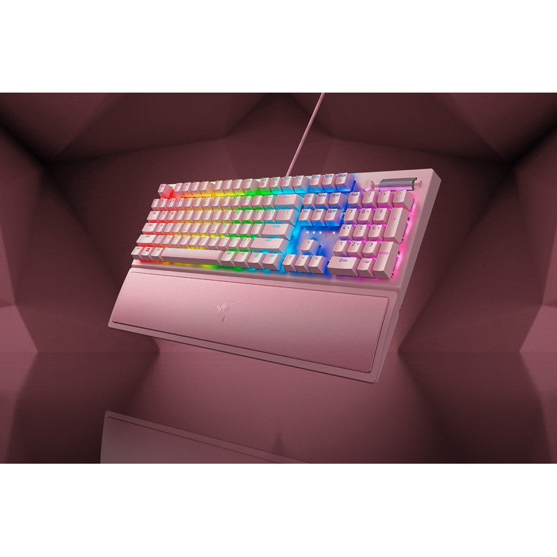 Razer BlackWidow V3 RGB Wired Mechanical Gaming Keyboard (Green Switch) - Quartz