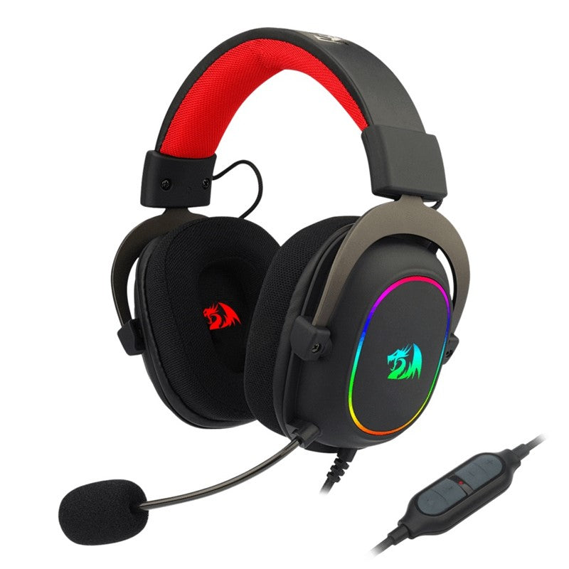 Redragon ZEUS X RGB Black Wired Headset, with Adapter