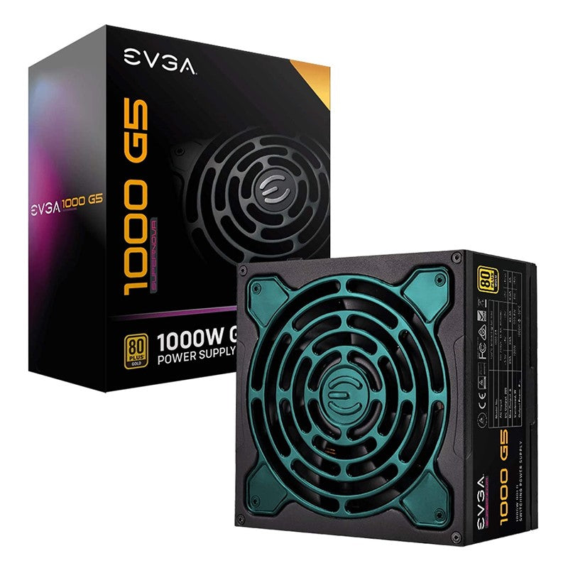 EVGA SuperNOVA G5 1000 Watt 80 Plus Gold Fully Modular Gaming Power Supply