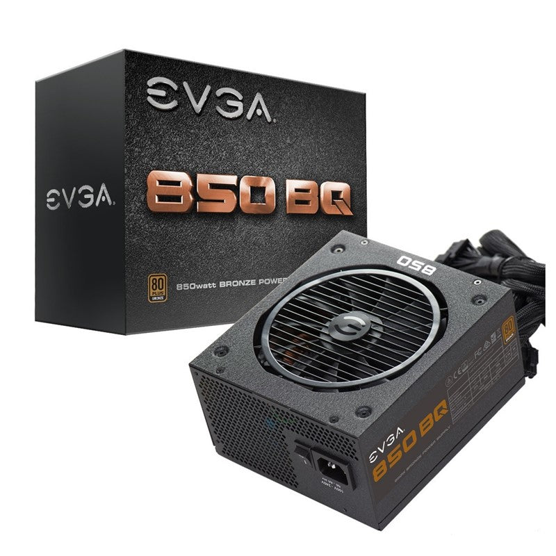 EVGA 850 BQ, 80+ BRONZE 850 Watt Semi Modular Gaming Power Supply