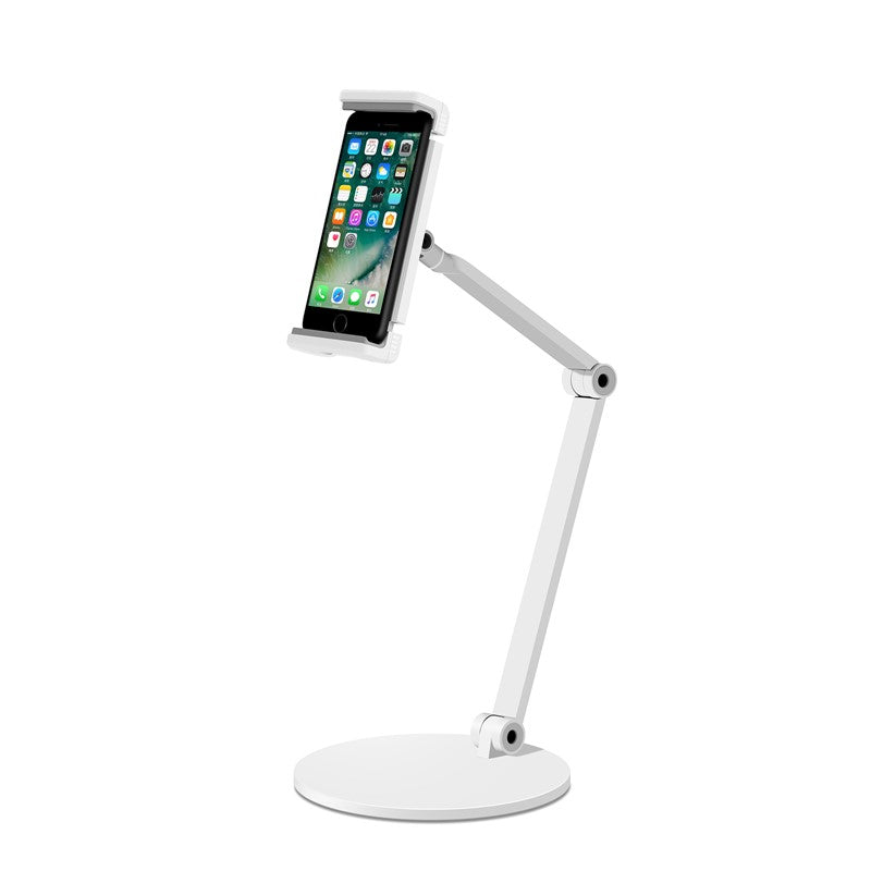 UPERGO AP-7L Aluminum Alloy Long Arm Height Adjustable Phone And Tablet Stand/Holder For upto 17